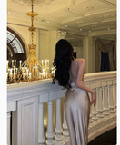 Sexy Mermaid Spaghetti Straps Champagne 18th Birthday Dress Party Gown Birthday Outfits Birthday Dress Ideas For Women HZ1121