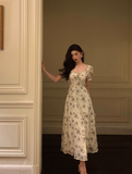Sexy A line Square Chiffon Floral 21st Birthday Dress Party Gown Birthday Outfits Birthday Dress Ideas For Women HZ1121