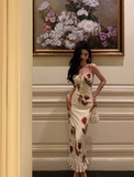 Sexy Sheath Floral Blue 21st Birthday Dress Party Gown Birthday Outfits Birthday Dress Ideas For Women HZ1121