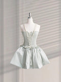 Cute Ball Gown Strapless Pink Mini Party Dresses Short Formal Homecoming Dresses Night Chic Elegant Short Dresses Cocktail Dress 16th Birthday Outfits Tulle Hoco Dresses HZ1121