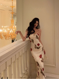 Sexy Sheath Floral Blue 21st Birthday Dress Party Gown Birthday Outfits Birthday Dress Ideas For Women HZ1121