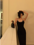 Sexy Sheath Spaghetti Straps Black 21st Birthday Dress Party Gown Birthday Outfits Birthday Dress Ideas For Women HZ1121