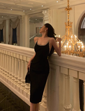 Sexy Sheath Spaghetti Straps Black 21st Birthday Dress Party Gown Birthday Outfits Birthday Dress Ideas For Women HZ1121