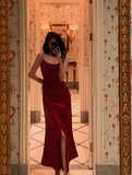 Sexy Mermaid Spaghetti Straps Red 21st Birthday Dress Party Gown Birthday Outfits Birthday Dress Ideas For Women HZ1121