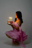 Cute Ball Gown Off The Shoulder Pink Chiffon Mini Short Formal 8th Grade Homecoming Dresses Summer Middle School Hoco Dress Homecoming Outfits Birthday Outfit HZ1121