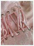 Elegant A Line Spaghetti Straps Pink Lace Sleeveless Long Evening Party Gowns Evening Formal Dresses Prom Dress HZ1121