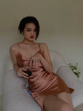 Simple Sheath Spaghetti Straps Satin Mini Short Formal 8th Grade Homecoming Dresses Summer Middle School Hoco Dress Homecoming Outfits HZ1121