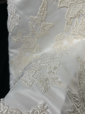 Vintage Bridal Gown 1960s A Line V Neck Short Sleeves Lace Pearls Long White 90s Wedding Dresses Elegant Bridal Gowns HZ1121