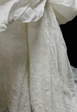 Classic Elegant Wedding Gown Mermaid Off The Shoulder Short Sleeves Ivory Lace 80s Wedding Dresses Vintage Bridal Gowns HZ1121