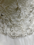 Unique Bridal Dress A Line Spaghetti Straps White Lace Long 90s Wedding Dresses Vintage Bride Dress Bridal Gowns HZ1121