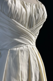 Unique Bridal Dress High Low Spaghetti Straps White 90s Wedding Dresses Vintage Bride Dress Bridal Gowns HZ1121
