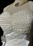 Unique Bridal Dress A line Halter Wedding Dress With Beads Layers White 90s Chiffon Wedding Dresses Vintage Bride Dress Bridal Gowns HZ1121
