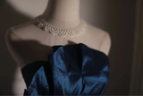 Retro Sheath Strapless Navy Blue Taffeta Mini Short Formal 8th Grade Homecoming Dresses Summer Middle School Hoco Dress 18th Birthday Outfits HZ1121