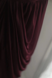 Retro A line Strapless Burgundy Chiffon Mini Short Formal 8th Grade Homecoming Dresses Summer Middle School Hoco Dress 16th Birthday Outfits HZ1121