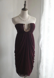 Retro A line Strapless Burgundy Chiffon Mini Short Formal 8th Grade Homecoming Dresses Summer Middle School Hoco Dress 16th Birthday Outfits HZ1121