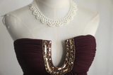 Retro A line Strapless Burgundy Chiffon Mini Short Formal 8th Grade Homecoming Dresses Summer Middle School Hoco Dress 16th Birthday Outfits HZ1121