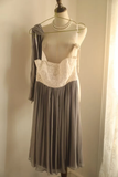 Retro A line Spaghetti Straps Gray Chiffon Mini Short Formal 8th Grade Homecoming Dresses Summer Middle School Short Prom Dress 16th Birthday Outfits HZ1121