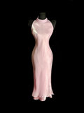 Unique Sheath High Neck Tea Length Formal 7th Grade Pink Homecoming Dresses Middle School Mid Length Prom Dress Hoco Outfits HZ1121