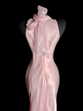 Unique Sheath High Neck Tea Length Formal 7th Grade Pink Homecoming Dresses Middle School Mid Length Prom Dress Hoco Outfits HZ1121