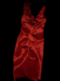 Unique Sheath V Neck Sleeveless Red Knee Length Formal 7th Grade Homecoming Dresses Middle School Prom Dress Hoco Outfits HZ1121