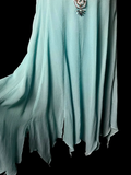 Vintage A line Halter Blue Chiffon Formal 7th Grade Homecoming Dresses Middle School Short Prom Dress Hoco Outfits HZ1121