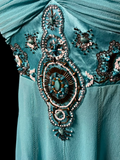 Vintage A line Halter Blue Chiffon Formal 7th Grade Homecoming Dresses Middle School Short Prom Dress Hoco Outfits HZ1121