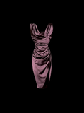 Vintage Sheath Satin Grape Formal 7th Grade Homecoming Dresses Middle School Short Prom Dress Hoco Outfits HZ1121