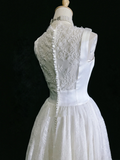 Princess Bridal Dress A line V Neck Lace Short Wedding Dress Summer Beach Wedding Dresses Modest Wedding Gowns HZ1121