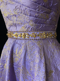 Unique A Line Sweetheart Satin Lilac Lace Short Mini Formal 7th Grade Homecoming Dresses Middle School Short Cocktail Night Dress Hoco Outfits HZ1121