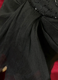 Unique A Line Spaghetti Straps Black Chiffon Short Mini Formal 7th Grade Homecoming Dresses Middle School Short Cocktail Night Dress Hoco Outfits HZ1121