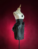 Unique Sheath Spaghetti Straps Black Short Mini Formal 7th Grade Homecoming Dresses Middle School Short Cocktail Night Dress Hoco Outfits HZ1121