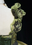Cute Ball Gown One Shoulder Olive Green Organza Layers Formal 7th Grade Homecoming Dresses Middle School Short Prom Dress Cocktail Birthday Outfits HZ1121