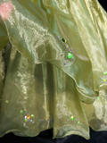 Cute Ball Gown One Shoulder Olive Green Organza Layers Formal 7th Grade Homecoming Dresses Middle School Short Prom Dress Cocktail Birthday Outfits HZ1121