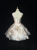 Cute Ball Gown Sweetheart Floral Short Mini Tulle Formal 8th Grade Homecoming Dresses Middle School Cocktail Night Dress Hoco Outfits HZ1121