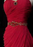 Vintage Sheath Sweetheart Red Chiffon Short Formal 8th Grade Homecoming Dresses Middle School Cocktail Dress Mini Hoco Outfits HZ1121