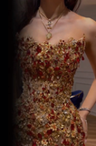 Trendy Sheath Strapless Beads Gold Mini Short Formal 8th Grade Homecoming Dresses Middle School Cocktail Dress Cocktail Outfits HZ1121