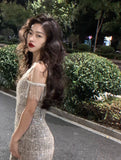 Sexy Sheath Spaghetti Straps Sequin Short Mini Formal 8th Grade Homecoming Dresses Middle School Hoco Court Dress 21st Birthday Dress Hoco Outfits HZ1121
