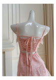 Cute A Line Spaghetti Straps Pink Lace Grad Dress Inspo Formal 8th Grade Homecoming Dresses High School Hoco Court Dress Graduation Dress Hoco Outfits HZ1121