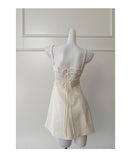 Cute A Line Spaghetti Straps Satin Formal 8th Grade Homecoming Dresses Middle School Short Cocktail Gowns Graduation Dress Hoco Outfits HZ1121
