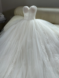 Timeless Bridal Dress Ball Gown Sweetheart Tulle Lace Wedding Dress Boho Wedding Dresses Modest Wedding Gowns HZ1121