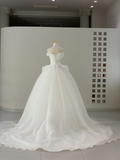 Timeless Bridal Dress Ball Gown Strapless Tulle Long Wedding Dress Boho Wedding Dresses Modest Wedding Gowns HZ1121