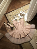 Unique A line Scoop Pink Satin Short Mini Formal 8th Grade Homecoming Dresses Middle School Short Cocktail Dress Hoco Outfits HZ1121