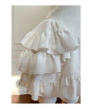 Modest A Line Spaghetti Straps White Satin Formal 8th Grade Homecoming Dresses Middle School Short Birthday Gowns Graduation Dress Hoco Outfits HZ1121