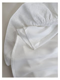 Modest A Line Spaghetti Straps White Satin Formal 8th Grade Homecoming Dresses Middle School Short Birthday Gowns Graduation Dress Hoco Outfits HZ1121