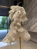 Princess Ball Gown Off The Shoulder White Lace Short Mini Formal 8th Grade Homecoming Dresses Middle School Short Cocktail Dress Hoco Outfits HZ1121