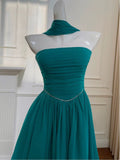 Aesthetic A line Strapless Chiffon Formal Mini Homecoming Dress Middle School Short 19th Birthday Outfits Graduation Dress Hoco Dresses HZ1121