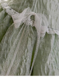 Pretty Ball Gown Strapless Mint Green Satin Formal Homecoming Dress Middle School Short 21st Birthday Outfits Graduation Dress Mini Cocktail Dresses HZ1121