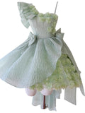 Cute Ball Gown Mint Green Satin Formal Short Mini Homecoming Dress Middle School 20th Birthday Outfits Graduation Dress Cocktail Dresses HZ1121