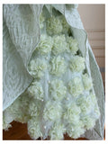 Cute Ball Gown Mint Green Satin Formal Short Mini Homecoming Dress Middle School 20th Birthday Outfits Graduation Dress Cocktail Dresses HZ1121