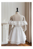 Pretty A line Off The Shoulder White Short Formal Homecoming Dresses Middle School Short 21st Birthday Outfits Graduation Dress Mini Cocktail Dresses HZ1121